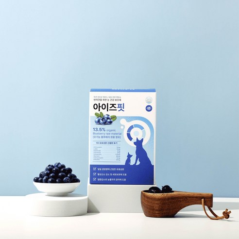 눈물 자국, 냄새 걱정 없는 건강한 눈! 바이오핏 강아지 눈 영양제로 시작하세요.