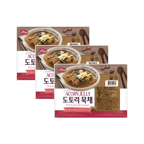 맑은물에 도토리묵채 300g, 1개