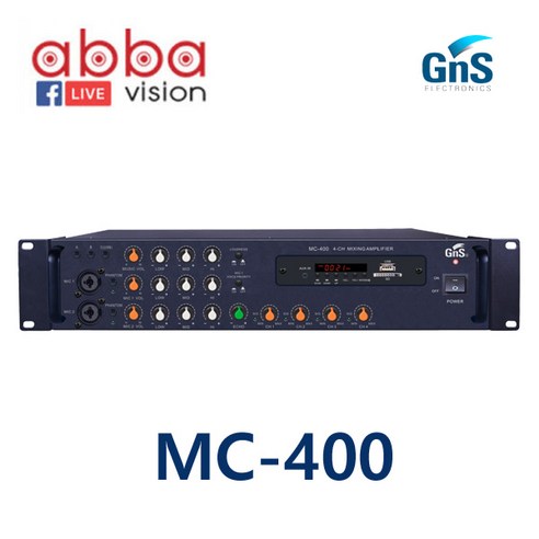 GNS 4채널 멀티앰프 400W, MC-400