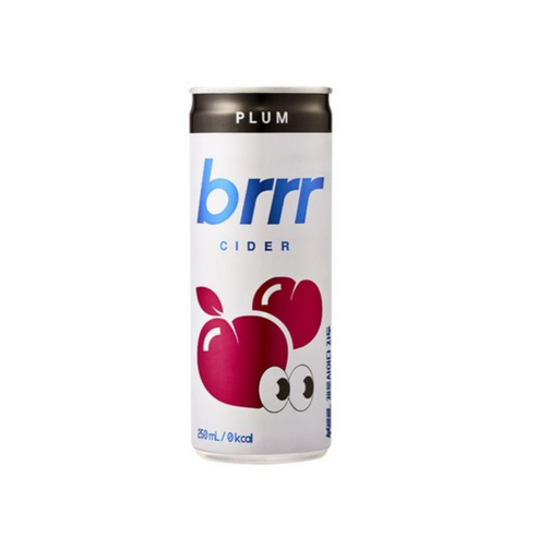 부르르 제로사이다 자두, 250ml, 6개