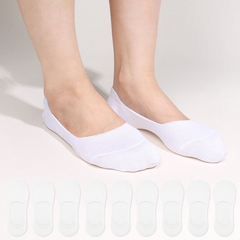 패션파트너 여성용 더블밴드 페이크삭스 10켤레