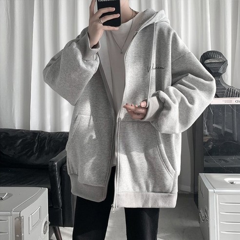 평일 오후 2시 이전 주문시 당일발송 가능! 봄, 가을에 입기 딱 좋은 스타일로그레이, 라이트블루, 블랙 3가지 색상이 있습니다.