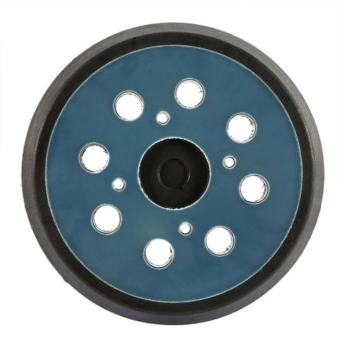 원형사포 샌딩페이퍼 전기 궤도 샌딩기 연마용 패드 125mm 5 인치 8 홀 3/4 못 백킹 샌딩 디스크 후크 루프, [01] 5Inch 4 Nails, 1개