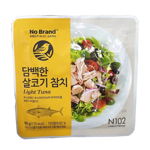 노브랜드 담백한 살코기참치 90g, 90g, 5개