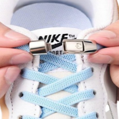 그로스팟 손발독립 독점공급 버튼형 착탈식 무매듭 고탄성 신발 끈 두켤레 세트