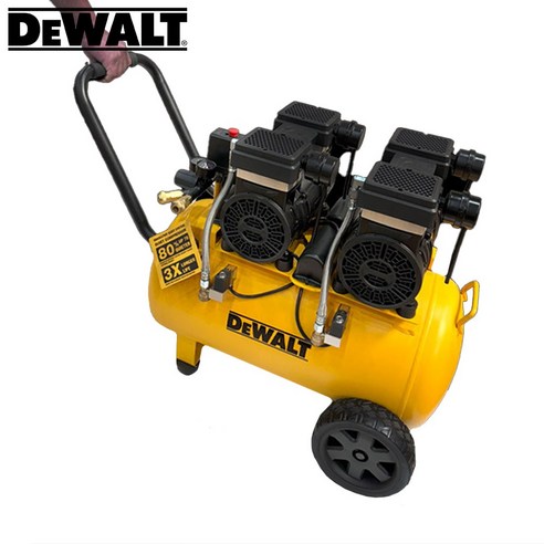 디월트 에어 콤프레샤 30L 5.5마력 DXCM3303083 오일리스 저소음 콤프레셔, 1개, 본품(배터리없음)