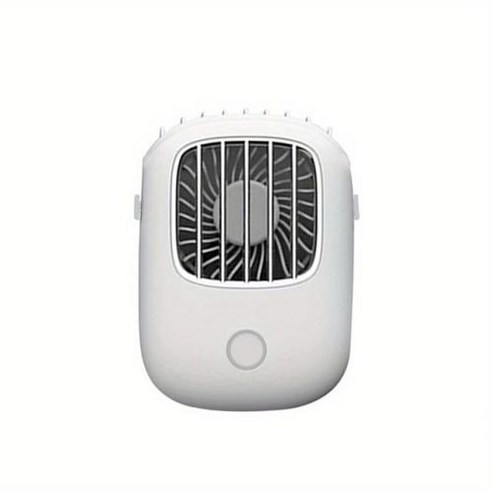 넥밴드선풍기 휴대용 블레이드리스 USB 충전식 음소거 레이지, 1) WHITE