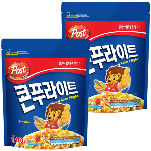 포스트 콘푸라이트1.1kgx2개 시리얼, 1.1kg, 1개