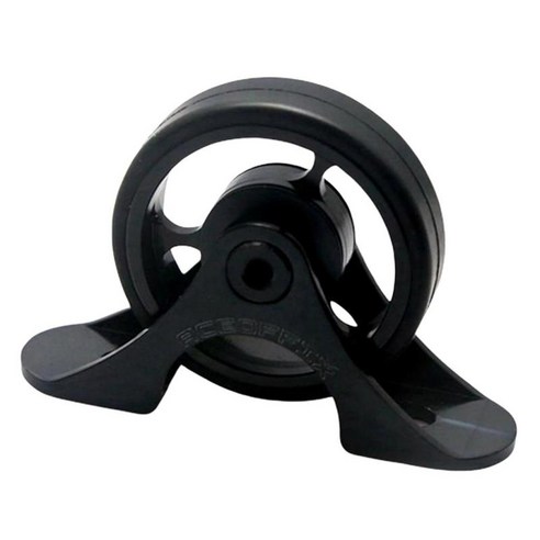 WJSHOP 블랙을 밀어 접는 자전거를 위한 경량 합금 Easywheel 쉬운 바퀴, 블랙, 알루미늄 합금