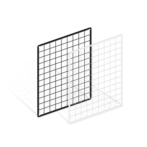 위드금창 메쉬망 450x600mm 다용도 인테리어 벽선반 휀스망 철망, 450x600mm 화이트, 1개