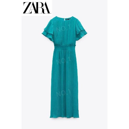 자라 러플 커프 원피스 ZARA 30대 40대