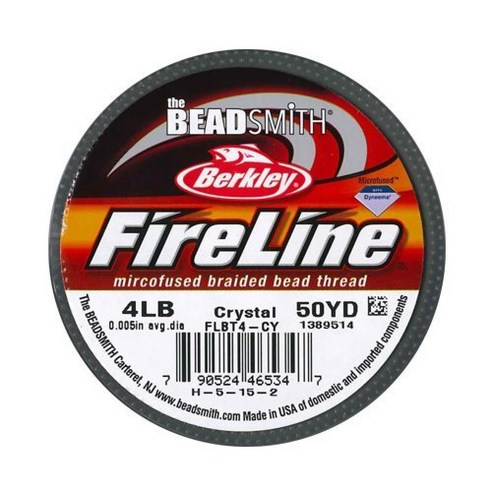 BEADSMITH Fireline 4lb 크리스탈