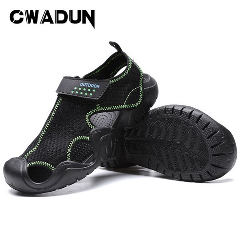 Cwadun 남자 샌들 아쿠아슈즈 여름 운동화 트레킹 신발 245-290mm