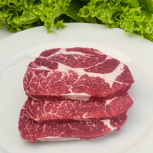 부드러운 식감과 풍부한 육즙의 미국산 초이스급 등심