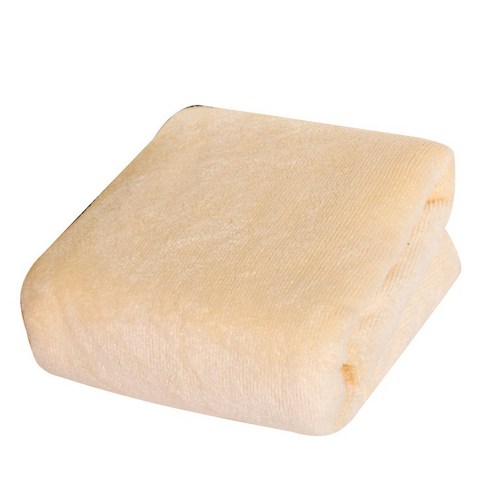 ZZJJC 300g 극세사 타월 주유소35*75 카트 라지, 300g 35* 75cm, 옅은 베이지색