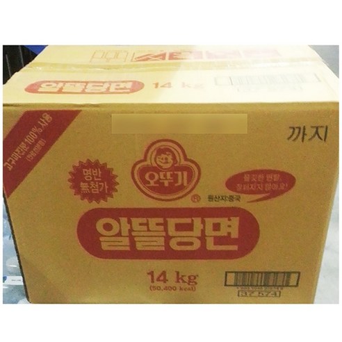 오뚜기 알뜰당면 14KG 냉장 면류, 1개