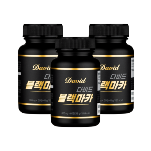 남성활력제 다비드 블랙마카, 60정, 1개