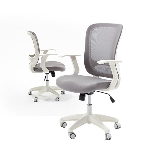 직장과 집에서 편안하고 생산적인 하루를 위한 데이브 화이트 책상의자