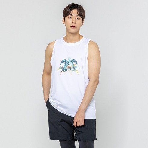 나야스타일 스쿨드 남성용 나시 래쉬가드