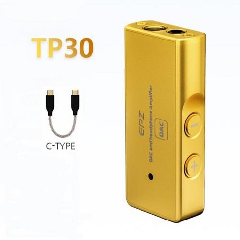 EPZ TP30 휴대용 미니 usb DAC 오디오 앰프 HIFI, 2.골드브릭 Lighting