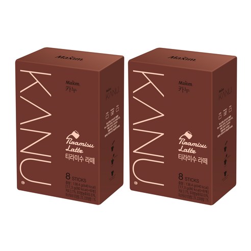 카누 티라미수 라떼 16개입, 17.3g, 8개입, 2개