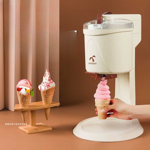 소프트 아이스크림기계 자동 가정용 업소용 젤라또 만들기 메이커 소형 머신, 아이스크림 기계