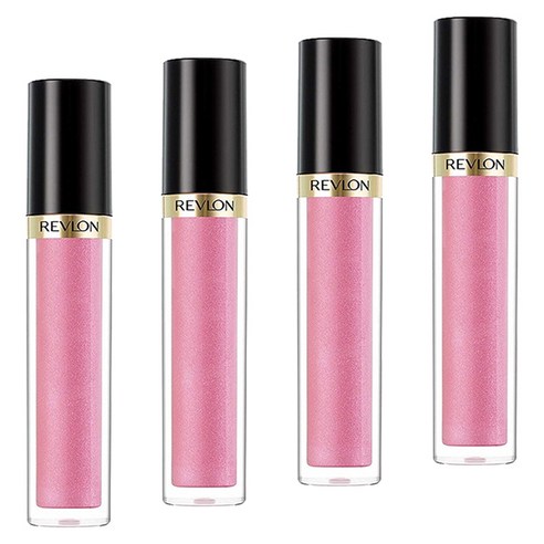 레브론 수퍼 러스트러스 립 글로스 3.8ml, Pinkissimo, 4개