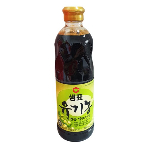 샘표 유기농 자연콩 양조간장, 930ml, 1개