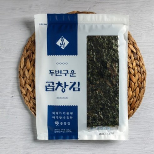 청산에 두번구운 곱창김 25매 (60g) * 4팩, 4개