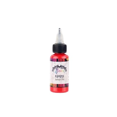 하나뷰티 타투색소 타이탄 문신용 잉크 TITAN TATTOO INK, 1개, 라이트레드 - 0.5