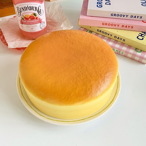 떨샵 강아지 디저트 타바 스퀴시 말랑이 주물럭 모찌 틱톡 핫템 장난감, 초대형치즈케이크말랑이, 1개