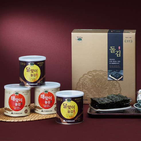 캔 재래김 선물세트 소 HK-804 (30g X 4캔), 4개