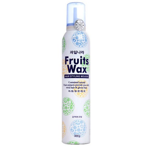 후르츠왁스 헤어스타일링 무스300g, 300ml, 1개 - 헤어스타일링 | 쿠팡