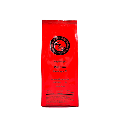 커피스토리 베트남 로부스타 G1 원두커피, 홀빈(분쇄안함), 1kg, 1개