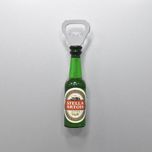 크리에이티브 와인 병따개 냉장고 자석 맥주 병따개, 냉장고 자석 STELLA 병따개, 큰