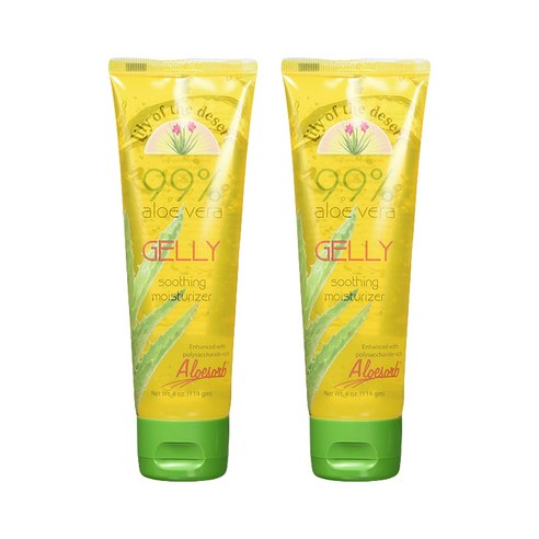 릴리오브더데저트 알로에베라 젤리 수딩 모이스처라이저, 114ml, 2개