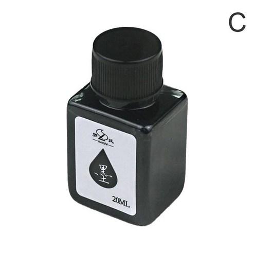 쓰기용품 마커 펜용 20ml 영구 건조 낙서 오일 펜 리필 잉크, 03 black