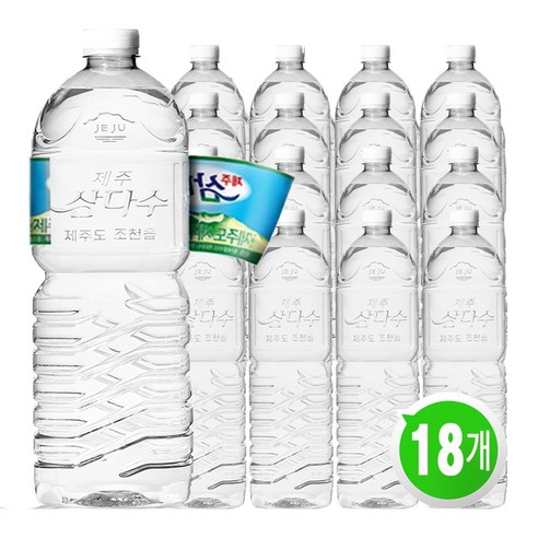 삼다수 무라벨 생수 2L, 본사 직배송, 18개 묶음