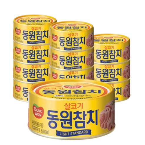 동원 라이트스탠다드참치 85g 12개 동원FnB