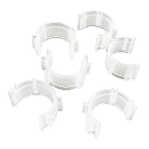 50PCS 재봉 보빈 클립 보빈 클램프 실 스풀 홀더 재봉에 이상적 퀼팅 보호기는 실 꼬리가 풀리는 것을 방지합니다., 클리어, 플라스틱
