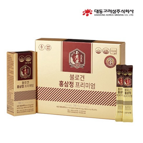 대동고려삼 홍삼정 스틱 프리미엄 1개월분 30포 진세노사이드 고함량, 10ml, 30개