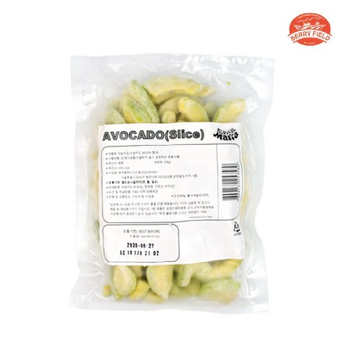 냉동 아보카도 슬라이스 500g [베리필드], 1개