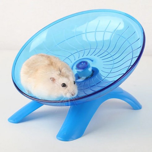 Hamster Sport Running UFO Wheel Rat Small Pet Rodent Mice Jogging Gerbil Exercise Balls Play Toys Ac, 1.white, 1개