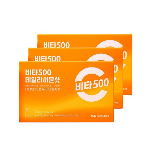 비타500 데일리 이뮨샷, 7회분, 3개