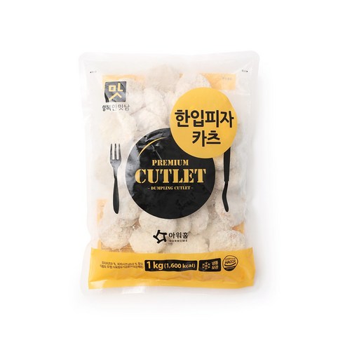 아워홈 행복한맛남 한입 피자카츠, 2개, 1kg