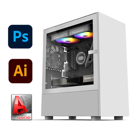 포토샵 컴퓨터 일러스트 라이트룸 디자인 캐드용 오토캐드 설계용 PC i3, 4번 i5-12400F+1630, 기본형