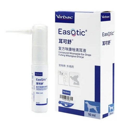 easotic 고양이 귀 진드기 연고 애완 동물 강아지 청소, easotic 진드기 연고