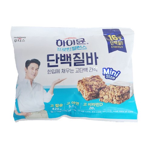 하이뮨 프로틴 밸런스 단백질바 80g, 1개