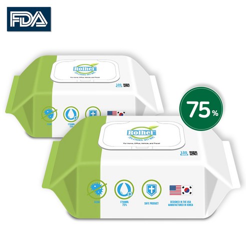 강력한 살균력으로 안심을 더하는 롤헤이 살균소독 알콜티슈
