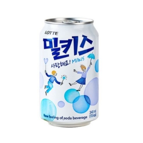 밀키스 탄산음료, 340ml, 42캔